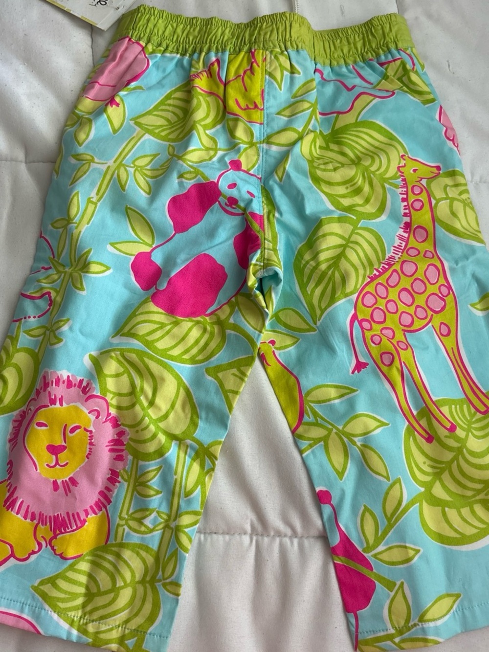 Brand NWT Lilly Pulitzer Girls' SAN DIEGO ZOO Print Pants! Size 6, orig $82!